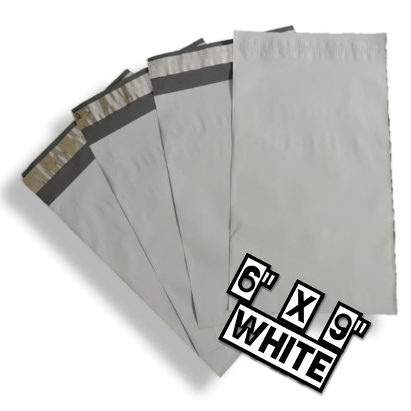 Other - 100 Poly Mailers 6x9 White